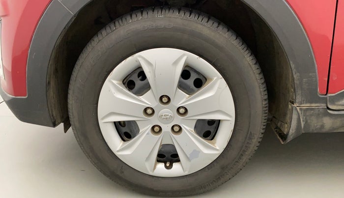 2017 Hyundai Creta E PLUS 1.6 PETROL, Petrol, Manual, 1,04,303 km, Left Front Wheel