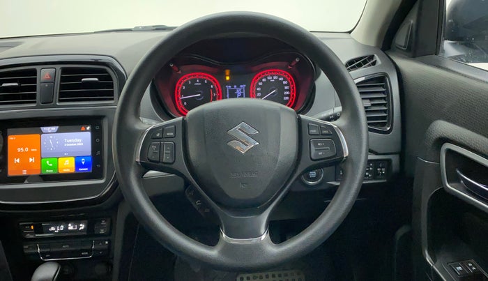 2021 Maruti Vitara Brezza ZXI AT SHVS, Petrol, Automatic, 18,432 km, Steering Wheel Close Up