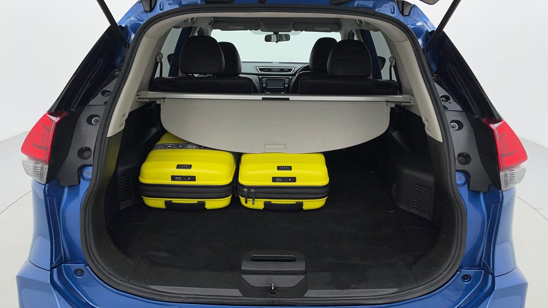 Boot Inside View with Luggage