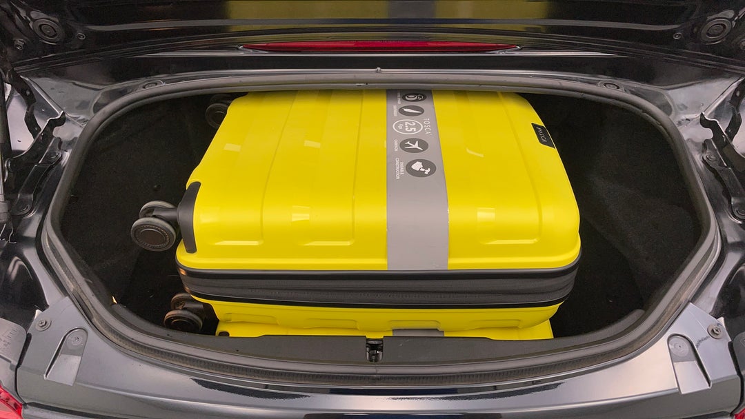 Boot Inside View with Luggage
