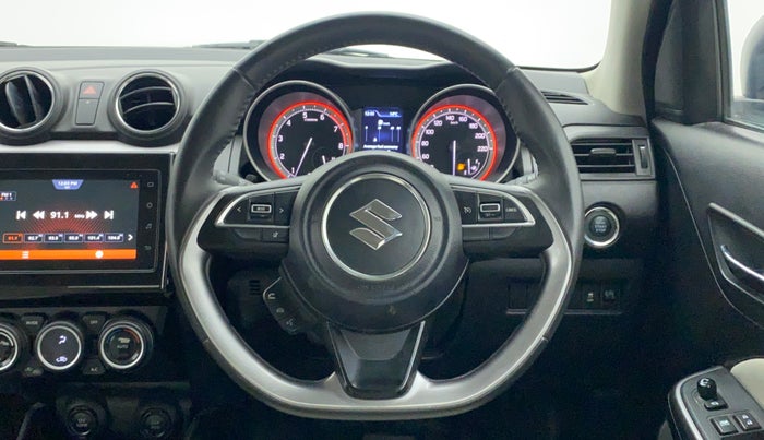 2021 Maruti Swift ZXI PLUS AMT DUAL TONE, Petrol, Automatic, 11,545 km, Steering Wheel Close Up