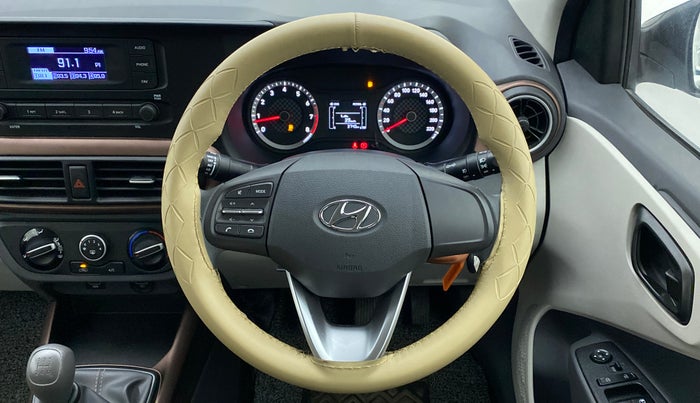 2022 Hyundai AURA S 1.2 CNG, CNG, Manual, 3,807 km, Steering Wheel Close Up