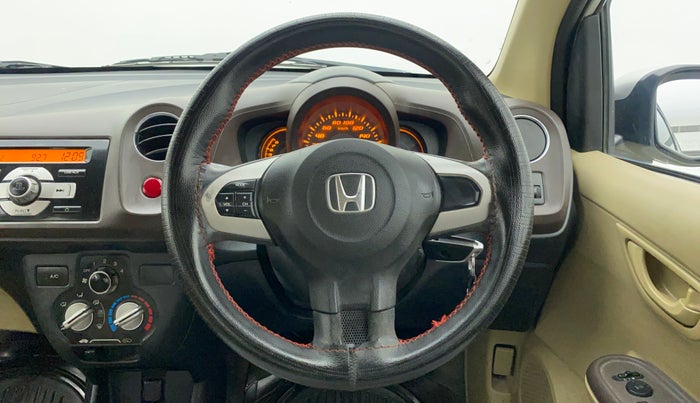 2013 Honda Amaze 1.2L I-VTEC S, Petrol, Manual, 51,525 km, Steering Wheel Close Up