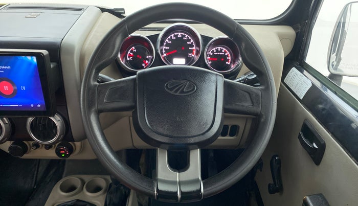 2016 Mahindra Thar CRDE 4X4 BS IV, Diesel, Manual, 47,712 km, Steering Wheel Close Up
