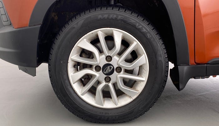 2017 Mahindra Kuv100 K4 D 6 STR, Diesel, Manual, 36,449 km, Left Front Wheel
