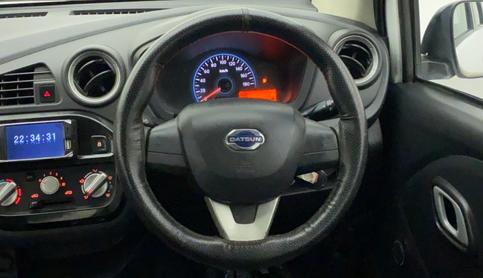2018 Datsun Redi Go S 1.0 AMT, CNG, Automatic, 73,287 km, Steering Wheel Close Up