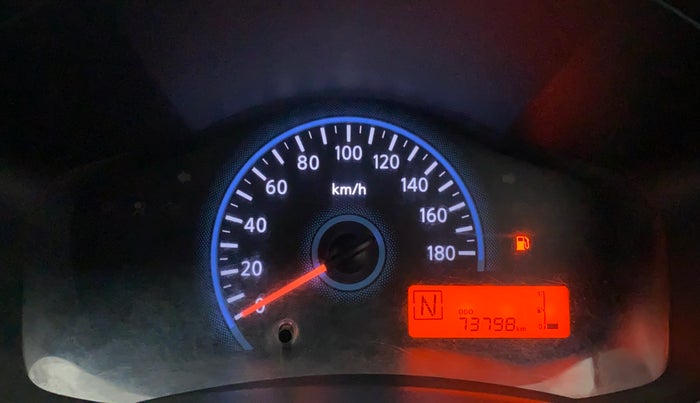 2018 Datsun Redi Go S 1.0 AMT, CNG, Automatic, 73,287 km, Odometer Image