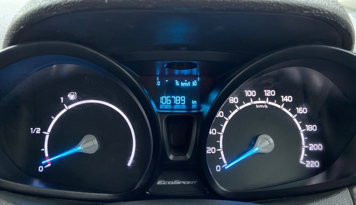 2017 Ford Ecosport 1.5 AMBIENTE TDCI, Diesel, Manual, 1,07,662 km, Odometer Image