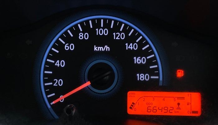 2019 Datsun Redi Go A, Petrol, Manual, 66,542 km, Odometer Image