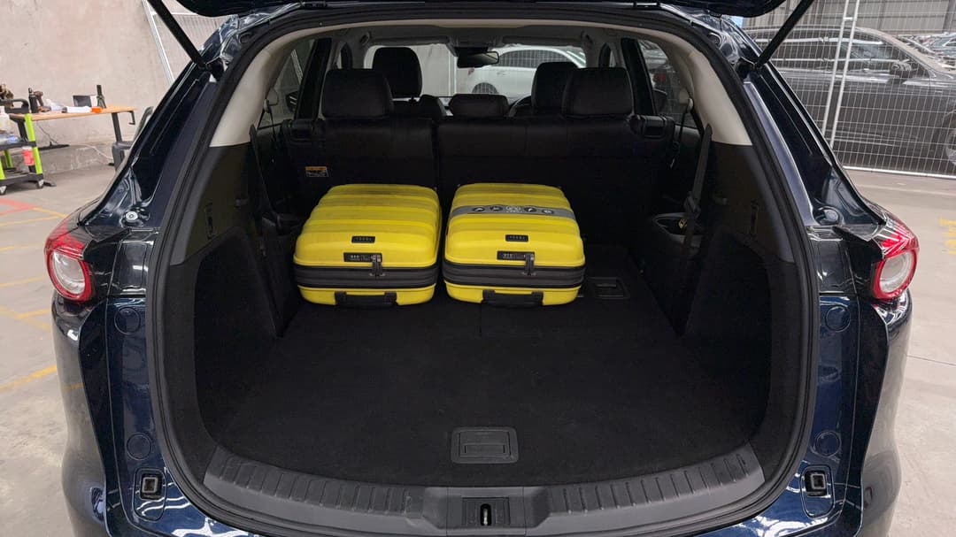 2022 Mazda CX-9 Touring (FWD), Automatic, 87186 km, Boot Inside View with Luggage