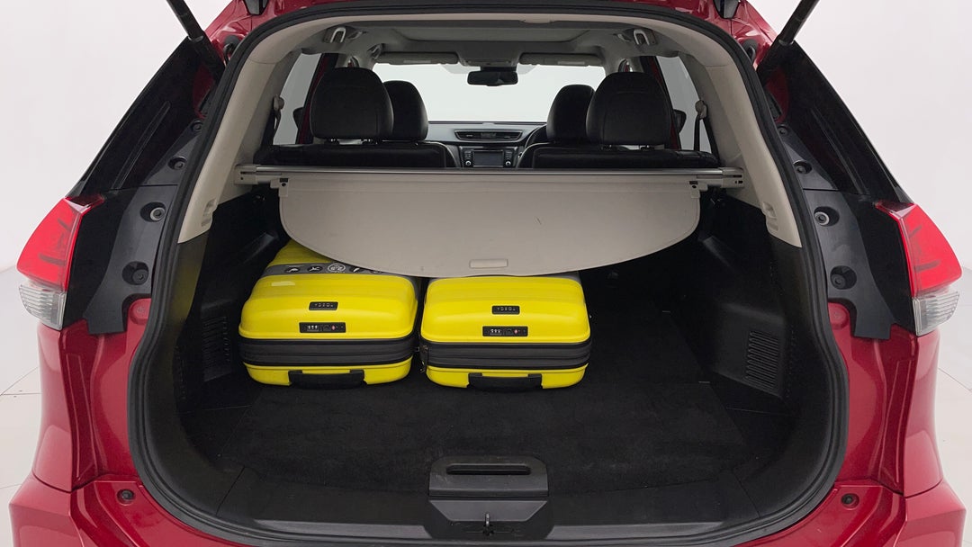 Boot Inside View with Luggage
