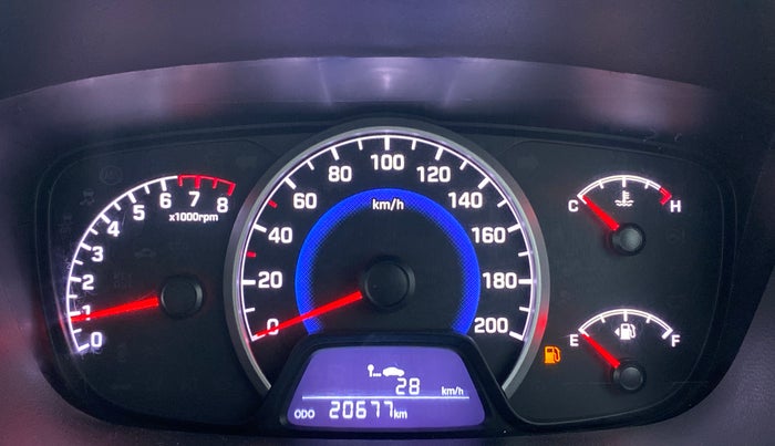 2017 Hyundai Grand i10 SPORTZ 1.2 KAPPA VTVT, Petrol, Manual, 20,728 km, Odometer Image