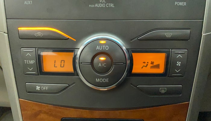 2010 Toyota Corolla Altis G PETROL, Petrol, Manual, 50,914 km, Automatic Climate Control