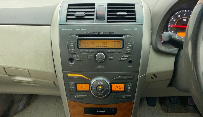 2010 Toyota Corolla Altis G PETROL, Petrol, Manual, 50,914 km, Air Conditioner