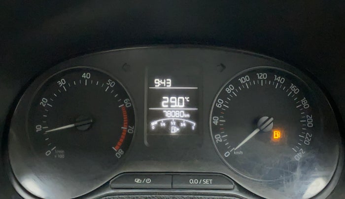 2019 Skoda Rapid 1.6 MPI ACTIVE, Petrol, Manual, 78,080 km, Odometer Image