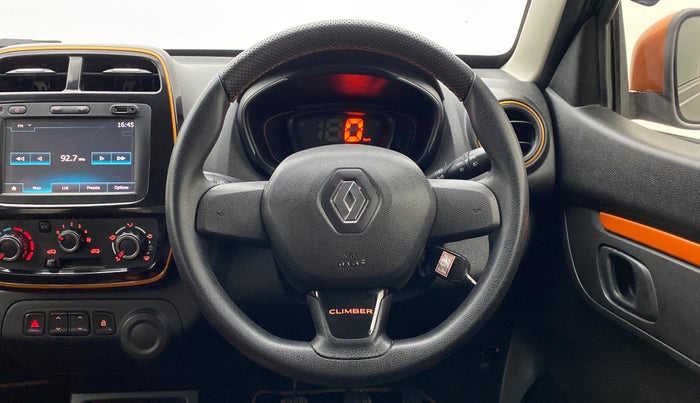 2017 Renault Kwid CLIMBER 1.0, Petrol, Manual, 9,228 km, Steering Wheel Close Up