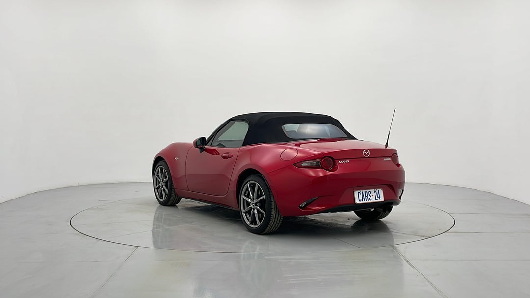 2016 Mazda MX-5 Roadster Gt, Automatic, 28685 km, Left Back Diagonal (45- Degree) View