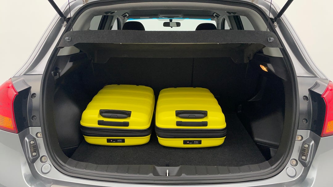Boot Inside View with Luggage