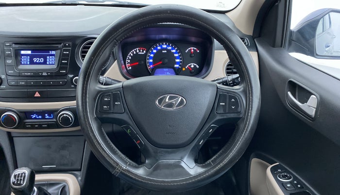 2014 Hyundai Xcent SX 1.2 OPT, Petrol, Manual, 19,361 km, Steering Wheel Close Up