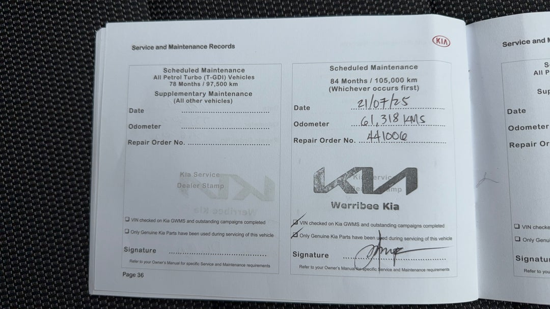 2017 Kia Cerato S, Automatic, 64631 km, Service History