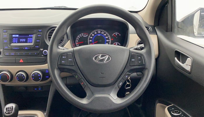 2016 Hyundai Grand i10 SPORTZ 1.2 KAPPA VTVT, Petrol, Manual, 38,212 km, Steering Wheel