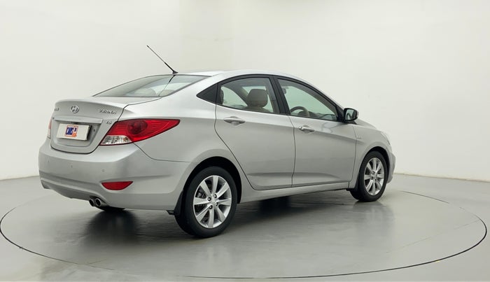 2012 Hyundai Verna FLUIDIC 1.6 SX CRDI, Diesel, Manual, 1,12,865 km, Right Back Diagonal