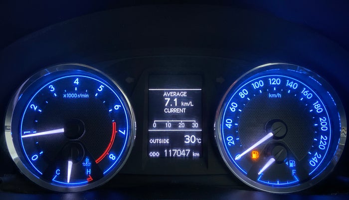 2014 Toyota Corolla Altis G, Petrol, Manual, 1,17,456 km, Odometer Image