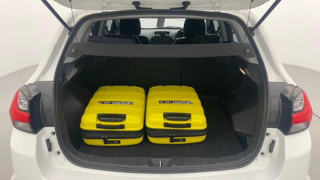 Boot Inside View with Luggage