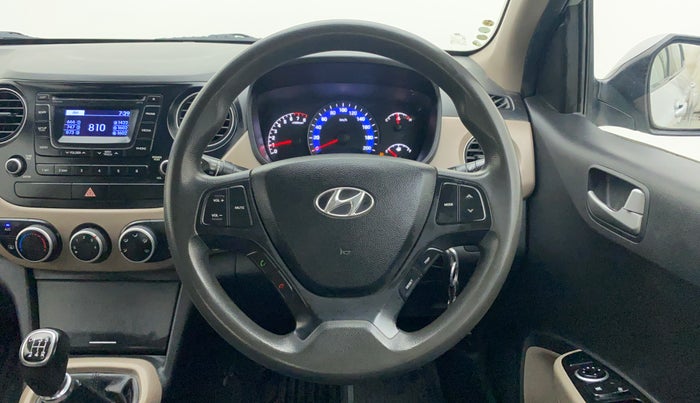 2014 Hyundai Xcent SX 1.2 (O), Petrol, Manual, 55,033 km, Steering Wheel Close Up