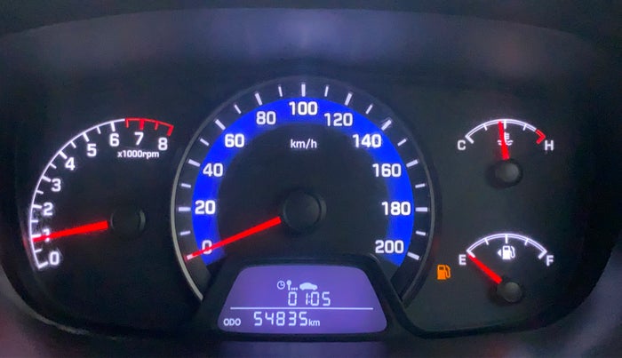2014 Hyundai Xcent SX 1.2 (O), Petrol, Manual, 55,033 km, Odometer Image