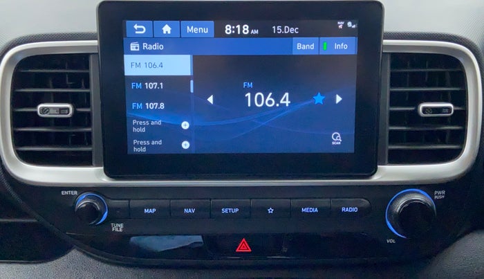 2019 Hyundai VENUE 1.0 TURBO GDI SX+ AT, Petrol, Automatic, 9,374 km, Infotainment System