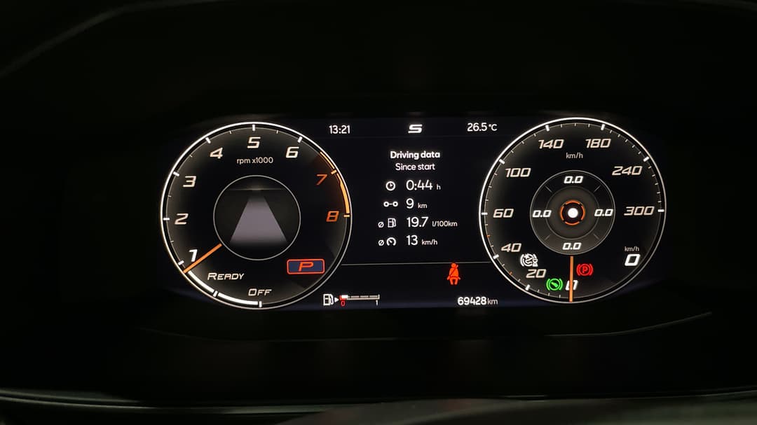 2022 Cupra Formentor V, Automatic, 69428 km, Odometer View