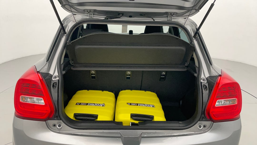 Boot Inside View with Luggage