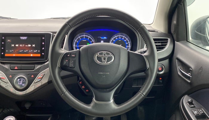 2020 Toyota Glanza V MT PETROL, Petrol, Manual, 25,292 km, Steering Wheel Close Up