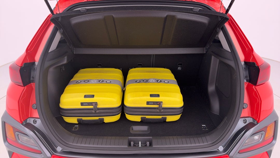 2019 Hyundai Kona Elite (FWD), Automatic, 36304 km, Boot Inside View with Luggage