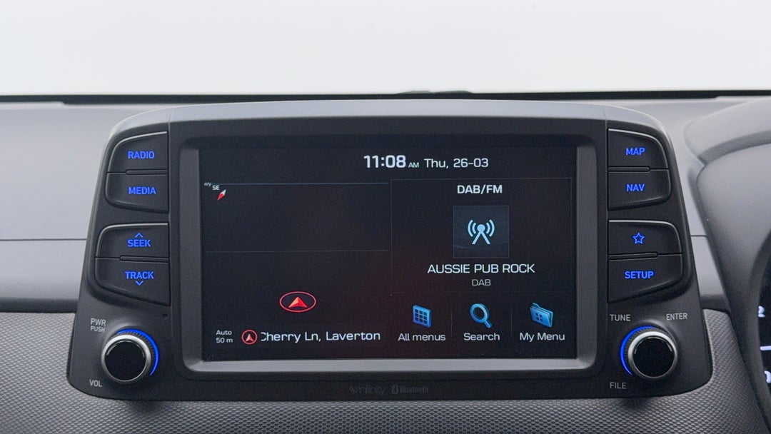 2019 Hyundai Kona Elite (FWD), Automatic, 36304 km, Infotainment System