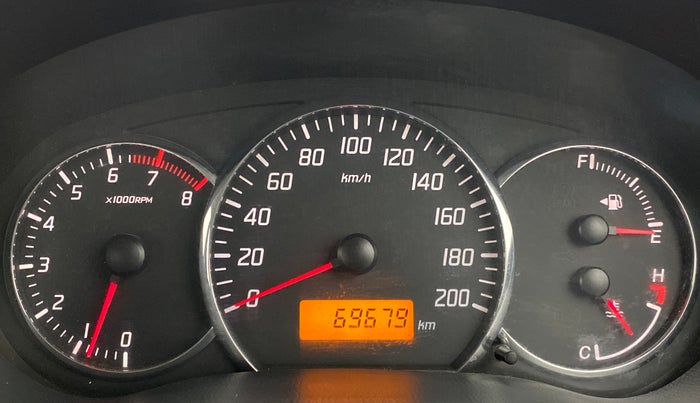 2010 Maruti Swift VXI ABS, Petrol, Manual, 69,679 km, Odometer Image