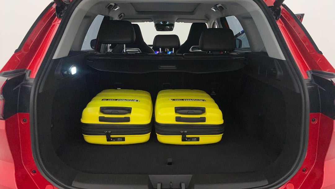 Boot Inside View with Luggage