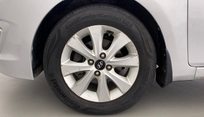 2015 Hyundai Verna FLUIDIC 1.6 CRDI S, Diesel, Manual, 73,409 km, Left Front Wheel