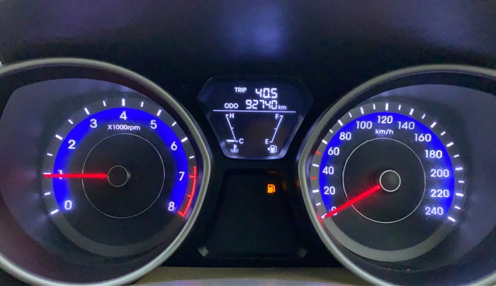 2014 Hyundai New Elantra SX 1.8 MT, Petrol, Manual, 92,790 km, Odometer Image