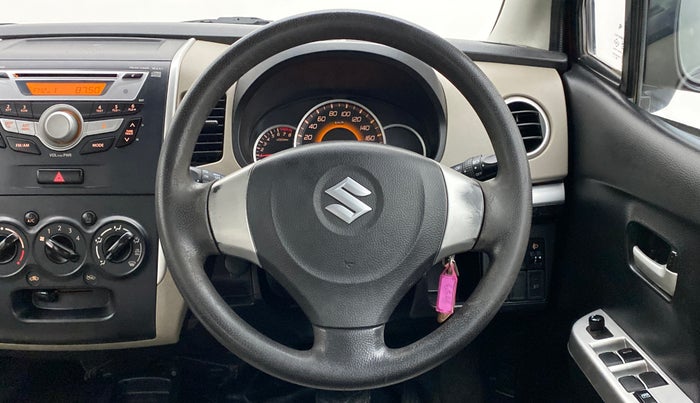 2016 Maruti Wagon R 1.0 VXI AMT, Petrol, Automatic, 79,277 km, Steering Wheel Close Up