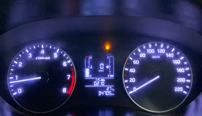 2017 Hyundai Elite i20 SPORTZ 1.2, Petrol, Manual, 34,704 km, Odometer Image