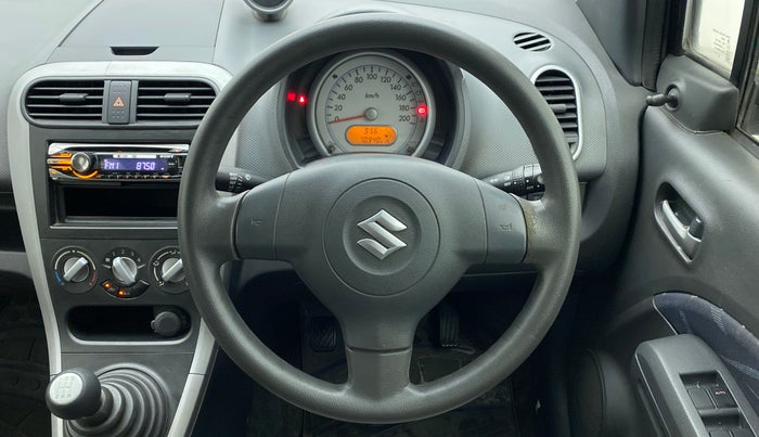 2012 Maruti Ritz VXI, Petrol, Manual, 70,940 km, Steering Wheel Close Up