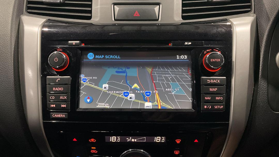 2018 Nissan Navara St-X (4x4), Automatic, 100634 km, Infotainment System