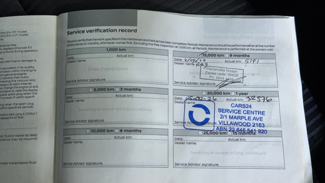 Service History