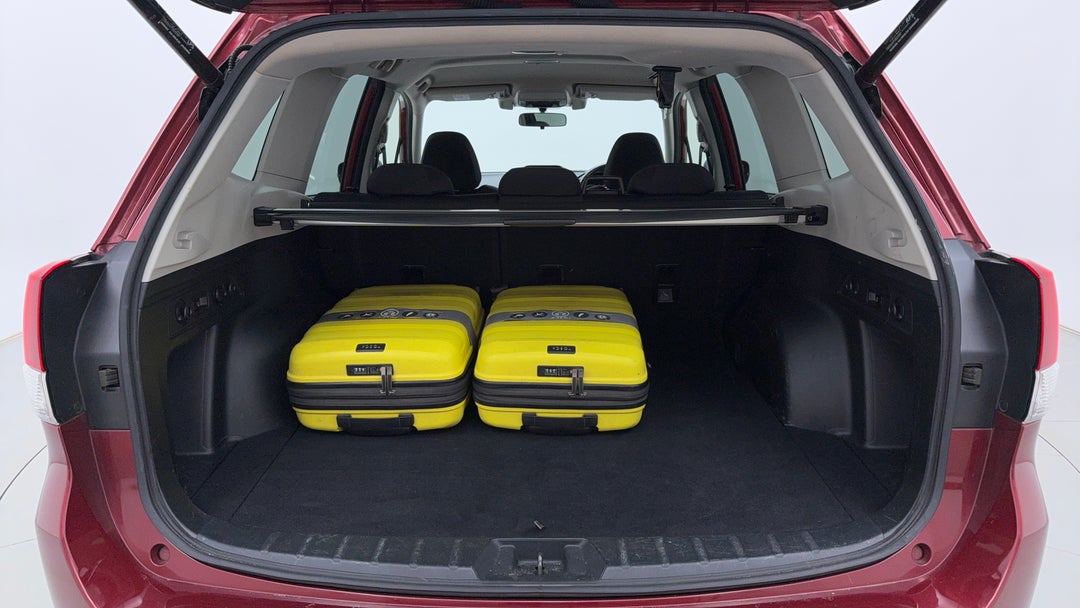 Boot Inside View with Luggage