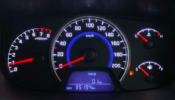 2016 Hyundai Grand i10 SPORTZ 1.2 KAPPA VTVT, Petrol, Manual, 35,320 km, Odometer Image
