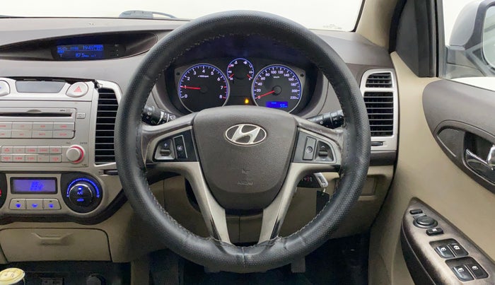 2010 Hyundai i20 ASTA 1.2, Petrol, Manual, 1,23,576 km, Steering Wheel Close Up