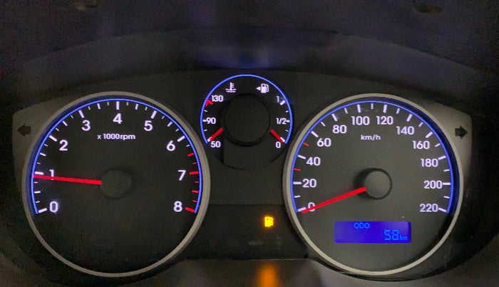 2010 Hyundai i20 ASTA 1.2, Petrol, Manual, 1,23,576 km, Instrument cluster - Cluster meter changed in authorized service centre - odometer Set to 0