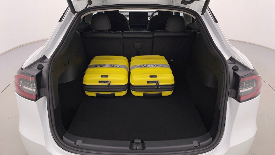 Boot Inside View with Luggage